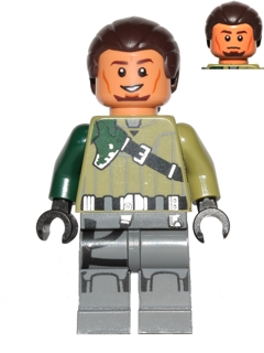 Kanan Jarrus - Dark Brown Hair and Eyebrows – СТАР УОРС