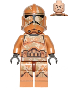 Clone Trooper (Phase 2) - Geonosis Camouflage, Scowl – СТАР УОРС