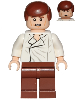 Han Solo, Reddish Brown Legs without Holster Pattern, Dual Sided Head, Cheek Lines – СТАР УОРС