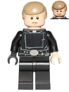 Luke Skywalker - Jedi Master, Dark Tan Smooth Hair – СТАР УОРС
