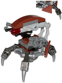 Droideka (Destroyer Droid) - Reddish Brown Triangles without Stickers – СТАР УОРС
