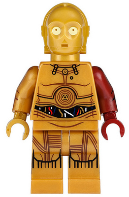 C-3PO - Dark Red Arm – СТАР УОРС