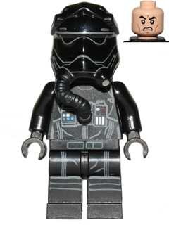 First Order TIE Fighter Pilot, Two White Lines on Helmet – СТАР УОРС