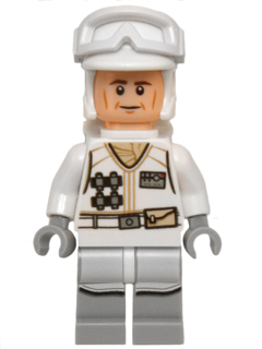Hoth Rebel Trooper White Uniform (Cheek Lines) – СТАР УОРС