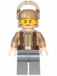 Resistance Trooper - Dark Tan Jacket, Frown, Furrowed Eyebrows – СТАР УОРС