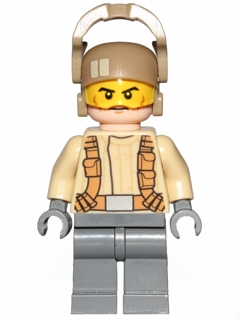 Resistance Trooper - Tan Jacket, Frown, Cheek Lines – СТАР УОРС