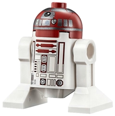 Astromech Droid, R4-P17 - Silver Band Around Dome, Black Outline Rectangles – СТАР УОРС