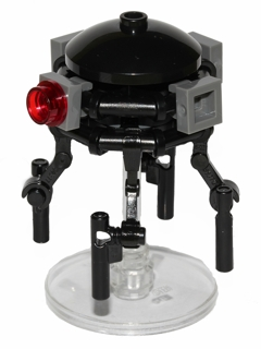 Imperial Probe Droid - Dark Bluish Gray Sensors, Dark Bluish Gray Round Plate Inside – СТАР УОРС