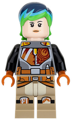Sabine Wren - Bright Green and Dark Blue Hair – СТАР УОРС