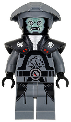 Imperial Inquisitor Fifth Brother - Dark Bluish Gray Uniform – СТАР УОРС
