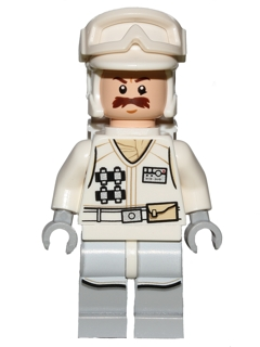 Hoth Rebel Trooper White Uniform (Moustache) – СТАР УОРС