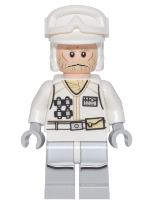 Hoth Rebel Trooper White Uniform (Tan Beard, without Backpack) – СТАР УОРС