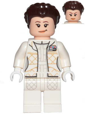 Princess Leia (Hoth Outfit White, Crooked Smile) – СТАР УОРС