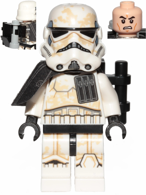 Sandtrooper (Enlisted) - Black Pauldron, Ammo Pouch, Dirt Stains, Survival Backpack – СТАР УОРС