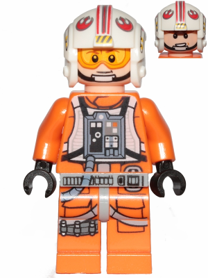 Luke Skywalker (Pilot, Printed Legs, Visor Up / Down) – СТАР УОРС