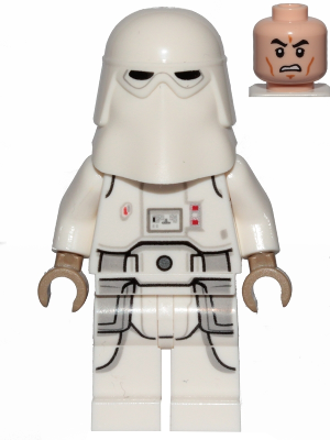 Snowtrooper, Printed Legs, Dark Tan Hands – СТАР УОРС