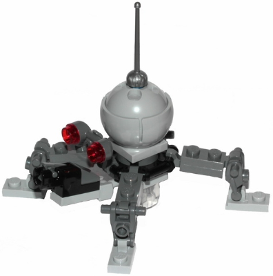 Dwarf Spider Droid - Light Bluish Gray Dome, Mini Blaster / Shooter – СТАР УОРС