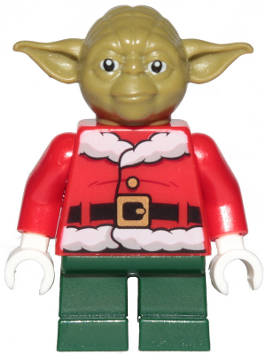 Yoda - Olive Green, Red Santa Jacket, Dark Green Short Legs – СТАР УОРС