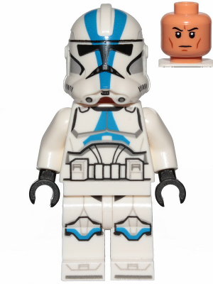 Clone Trooper, 501st Legion (Phase 2) - White Arms, Nougat Head – СТАР УОРС