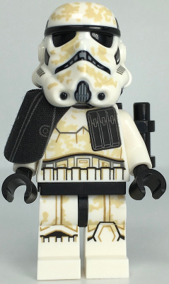 Sandtrooper (Enlisted) - Dual Molded Helmet, Black Pauldron, Ammo Pouch, Dirt Stains, Survival Backpack, Frown – СТАР УОРС