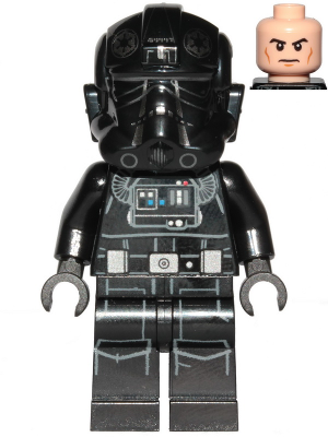 Imperial TIE Fighter Pilot - Light Nougat Head, Frown – СТАР УОРС