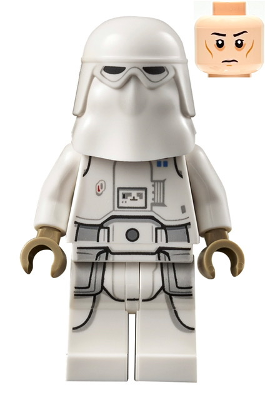 Snowtrooper Commander, Printed Legs, Dark Tan Hands – СТАР УОРС