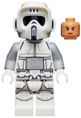 Imperial Scout Trooper, Hoth - Female, Dual Molded Helmet, Nougat Head, Smirk – СТАР УОРС