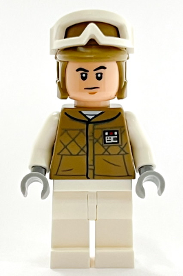 Hoth Rebel Trooper Dark Tan Uniform and Helmet, White Legs – СТАР УОРС