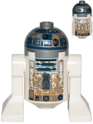 Astromech Droid, R2-D2, Dirt Stains on Front and Back – СТАР УОРС