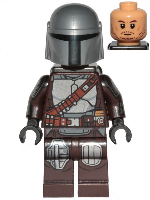 The Mandalorian / Din Djarin / 'Mando' - Silver Beskar Armor, Jet Pack, Printed Head – СТАР УОРС