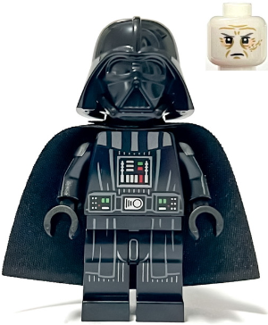 Darth Vader - Printed Arms, Traditional Starched Fabric Cape, White Head with Frown – СТАР УОРС