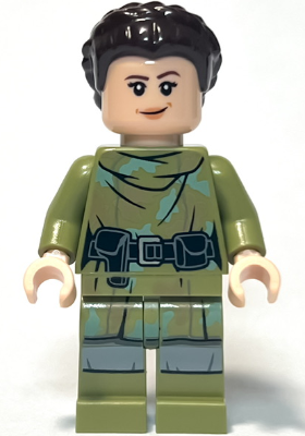 Princess Leia - Olive Green Endor Outfit, Hair – СТАР УОРС