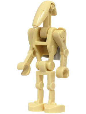 Battle Droid - Tan, Light Bluish Gray Clip on Back – СТАР УОРС