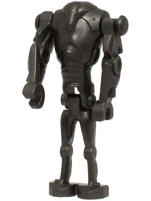 Super Battle Droid - Pearl Dark Gray, Narrow Head, Chest Light Indent – СТАР УОРС
