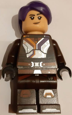 Sabine Wren - Dark Brown Armor, Dark Purple Hair – СТАР УОРС