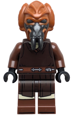 Plo Koon - Dark Brown Robe, Tan Shirt, Printed Legs – СТАР УОРС