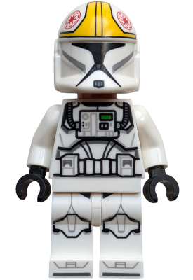 Clone Trooper Pilot (Phase 1) - Yellow Markings, Nougat Head (75432) – СТАР УОРС
