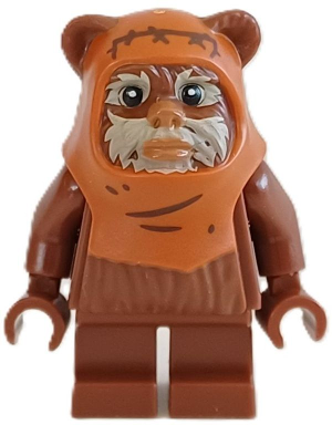Wicket (Ewok), Molded Dark Orange Hood with Wrinkles – СТАР УОРС