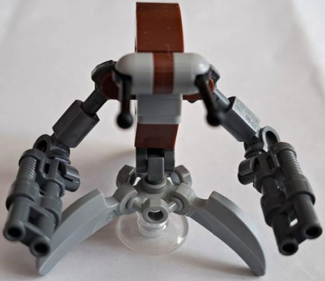 Droideka (Destroyer Droid) - Light Bluish Gray Claws and Plate 1 x 2 – СТАР УОРС
