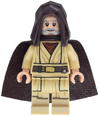Obi-Wan Kenobi - Old, Dark Brown Hood and Spongy Cape – СТАР УОРС
