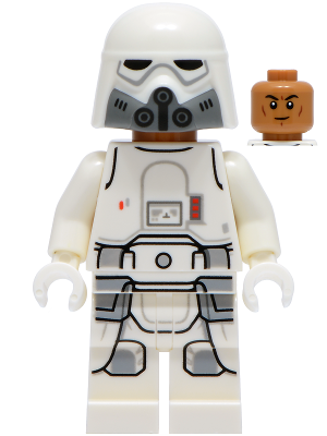 Imperial Remnant Snowtrooper - Medium Nougat Head – СТАР УОРС