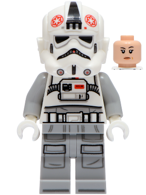 AT-AT Driver - White and Light Bluish Gray Suit – СТАР УОРС