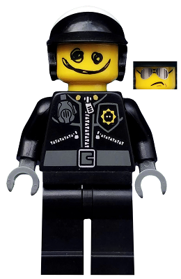 Scribble-Face Bad Cop, The LEGO Movie (Minifigure Only without Stand and Accessories) – КОЛЕКЦИОНЕРСКИ МИНИФИГУРКИ