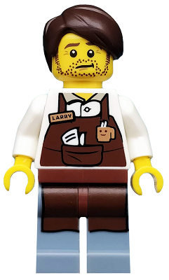 Larry the Barista, The LEGO Movie (Minifigure Only without Stand and Accessories) – КОЛЕКЦИОНЕРСКИ МИНИФИГУРКИ