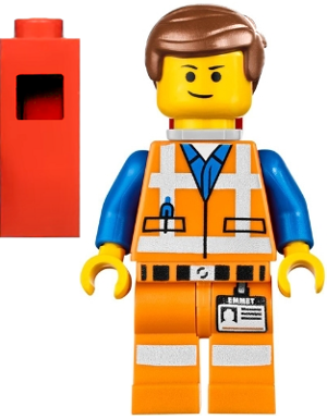 Emmet - Lopsided Closed Mouth Smile, with Piece of Resistance – ЛЕГО ФИЛМЪТ