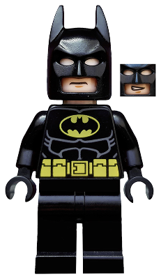 Batman - Black Suit with Yellow Belt and Crest (Type 2 Cowl, no Cape) – ЛЕГО ФИЛМЪТ