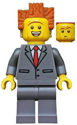 President Business - Smiling, Raised Eyebrows – ЛЕГО ФИЛМЪТ