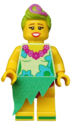 Hula Lula, The LEGO Movie 2 (Minifigure Only without Stand and Accessories) – КОЛЕКЦИОНЕРСКИ МИНИФИГУРКИ