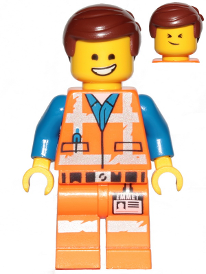 Emmet - Smile / Cheerful, Worn Uniform – ЛЕГО ФИЛМЪТ 2