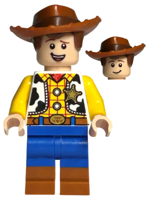 Woody - Normal Legs, Minifigure Head, Open Mouth Smile – ИГРАТА НА ИГРАЧКИТЕ